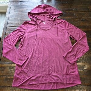 Old Navy Active Go-Dry Women's Berry Color Hoodie Size Large